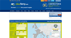 Desktop Screenshot of clickferry.com